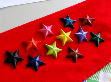 Eco Stars Recycled Crayons
