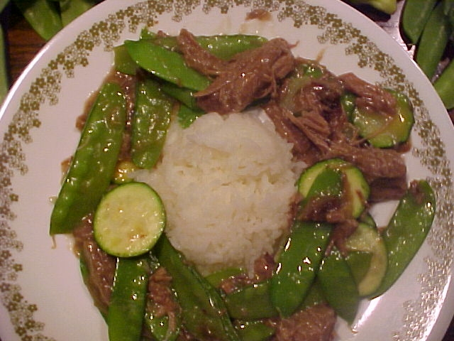 Beef and Snow Peas