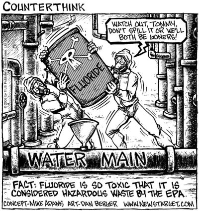 Fluoride in the water is toxic