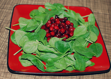Spinach and Cranberries