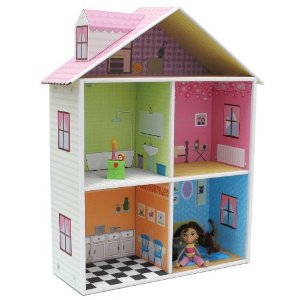 waste material doll house