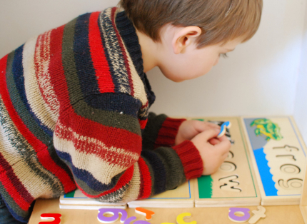 Playing with See and Spell Puzzles