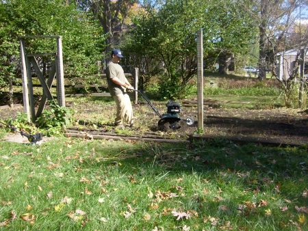 tilling garden