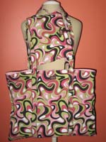 swirls grocery bag