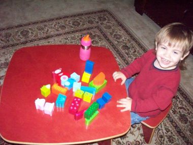 Playing with blocks