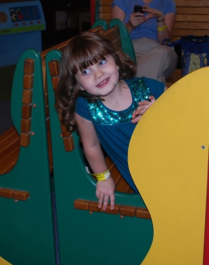 Paige on Trolley