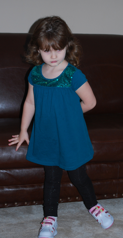 Paige first day of school