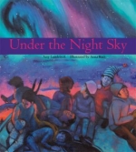 Under the night sky