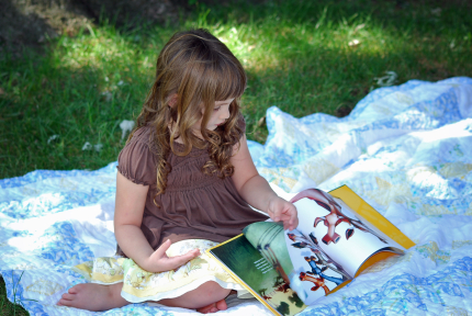 Reading about animals