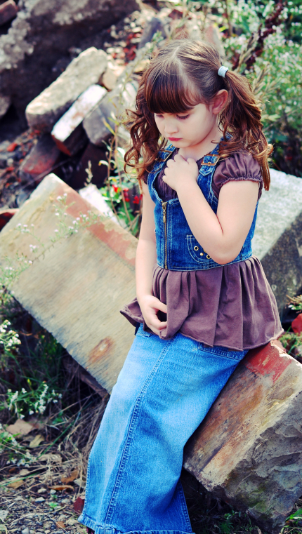 Little Girl in the Urban Decay