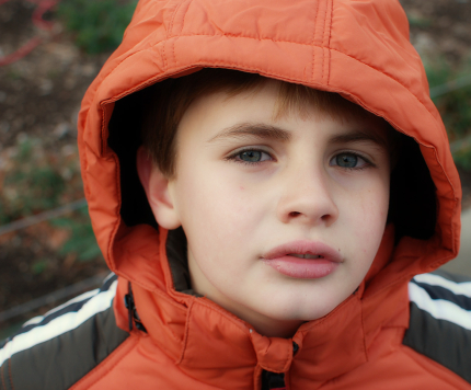Orange coat