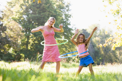 Hula Hoop with your kids