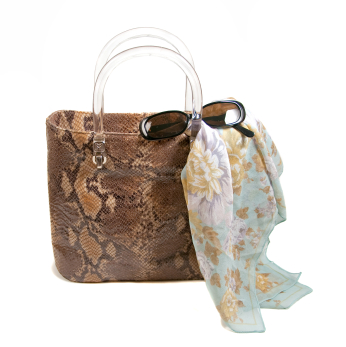 Snakeskin purse